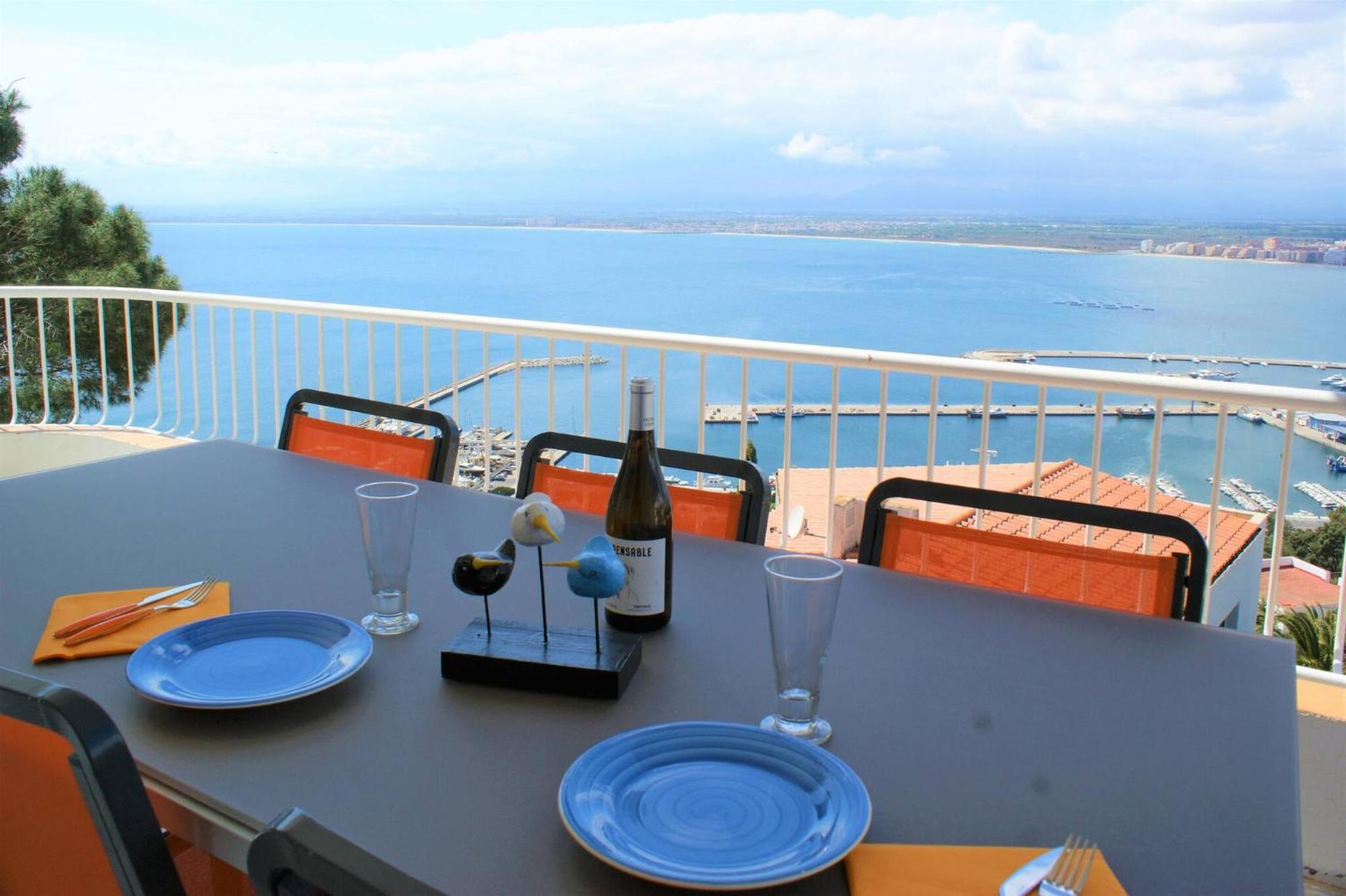 Apartamento Casa Linda Con Vistas Espectaculares Av-40 Roses Buitenkant foto
